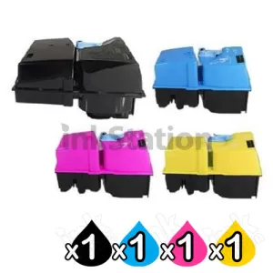 4 Pack Non-Genuine alternative for TK-825 Toner Cartridges suitable for Kyocera KMC-2520, KMC-2525, KMC-3225, KMC-3232, KMC-4035E [1BK,1C,1M,1Y]