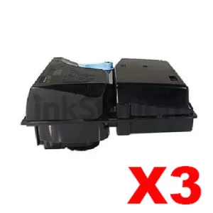 3 x Non-Genuine alternative for TK-820K Black Toner Cartridge suitable for Kyocera FSC-8100DN - 15,000 pages