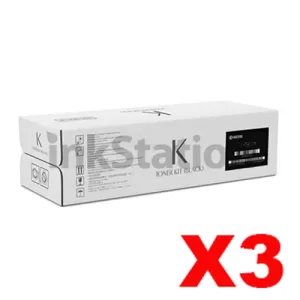 3 x Genuine Kyocera TK-8739K Black Toner Cartridge - 85,000 pages