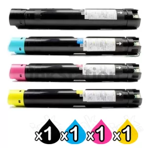 4 Pack Compatible Fuji Xerox DocuCentre IV C2260, C2263, C2265 Toner Cartridges (CT201434-CT201437)