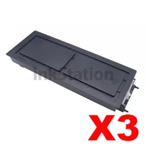 3 x Non-Genuine alternative for TK-679 Black Toner suitable for Kyocera KM2560, KM3060, TASKalfa 300i - 20,000 Pages