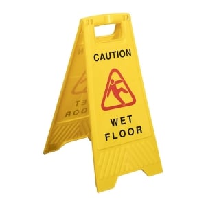 Cleanlink Wet Floor Safety Sign Yellow