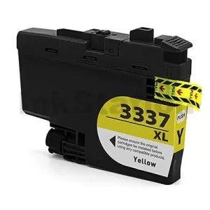 Compatible Brother LC-3337Y High Yield Yellow Ink Cartridge - 1,500 pages