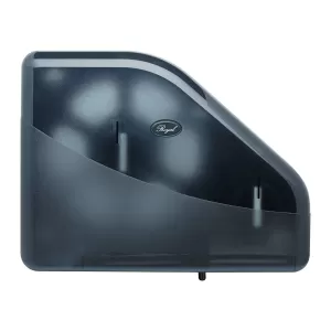 Royal Touch Jumbo with Escort Toilet Roll Dispenser (Black)