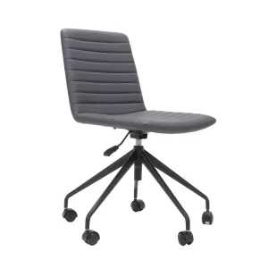 Rapidline Pixel 5 Star Breakout & Meeting Chair - French Navy PU and Black Base