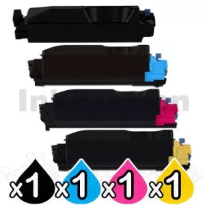 4-Pack Non-Genuine alternative for TK-5274 Toner Cartridge Combo suitable for Kyocera Ecosys P6230CDN, M6230CIDN, M6630CIDN [1BK,1C,1M,1Y]