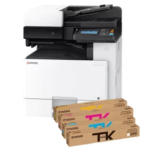 Kyocera ECOSYS M8124cidn A3 Colour Multifunction Laser Printer + 1 set of toners Bundle