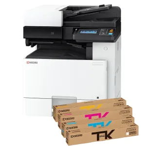 Kyocera ECOSYS M8124cidn A3 Colour Multifunction Laser Printer + 1 set of toners