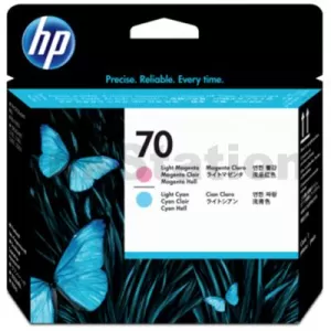 HP 70 Genuine Light Cyan and Light Magenta Printhead C9405A