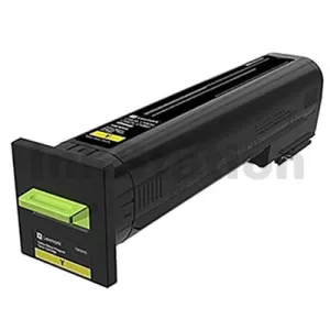 Lexmark 72K60Y0 Genuine CX825 / CX860 / CS820 Yellow Return Program Toner Cartridge - 8,000 pages