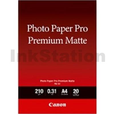 paper 210gsm canon matte genuine sheets a4 premium pro