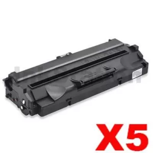 5 x Compatible Samsung SF-5100D3 Black Toner Cartridge - 3,000pages