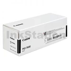 Canon PGI-7600BK Genuine Black Ink Cartridge - 6,600 pages