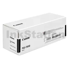 Canon PGI-7600BK Genuine Black Ink Cartridge - 6,600 pages