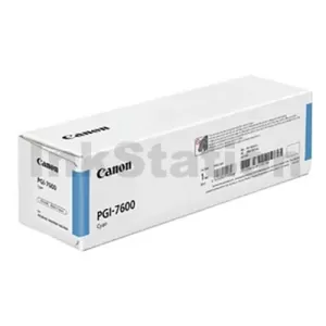 Canon PGI-7600C Genuine Cyan Ink Cartridge - 6,600 pages