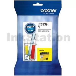 Genuine Brother LC-3339XLY High Yield Yellow Ink Cartridge - 5,000 pages