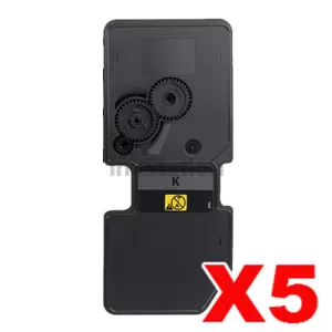 5 x Non-Genuine alternative for TK-5454K Black Toner Cartridge suitable for Kyocera ECOSYS PA2600cx, PA2600cwx, MA2600cwfx - 4,100 pages