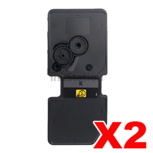 2 x Non-Genuine alternative for TK-5454K Black Toner Cartridge suitable for Kyocera ECOSYS PA2600cx, PA2600cwx, MA2600cwfx - 4,100 pages
