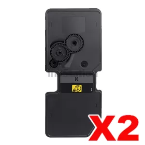 2 x Non-Genuine alternative for TK-5454K Black Toner Cartridge suitable for Kyocera ECOSYS PA2600cx, PA2600cwx, MA2600cwfx - 4,100 pages