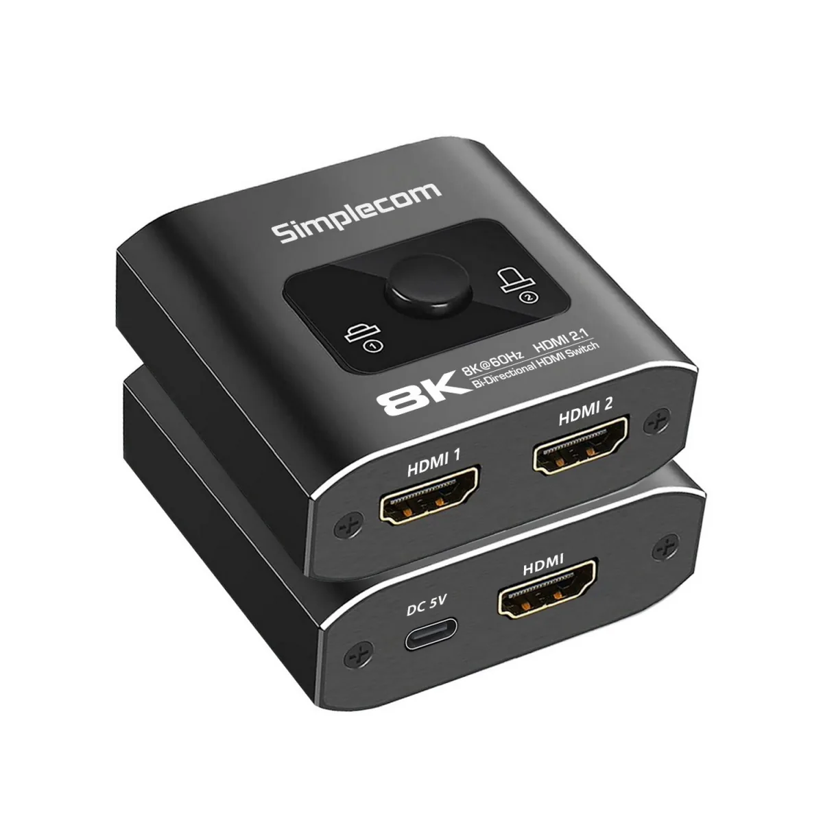 Bi-Directional 2 Way HDMI 2.1 Switch Selector 8K@60Hz CM302v2 - InkStation