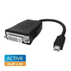 Active MiniDP to DVI Adapter (Thunderbolt and Eyefinity Compatible)  DA102