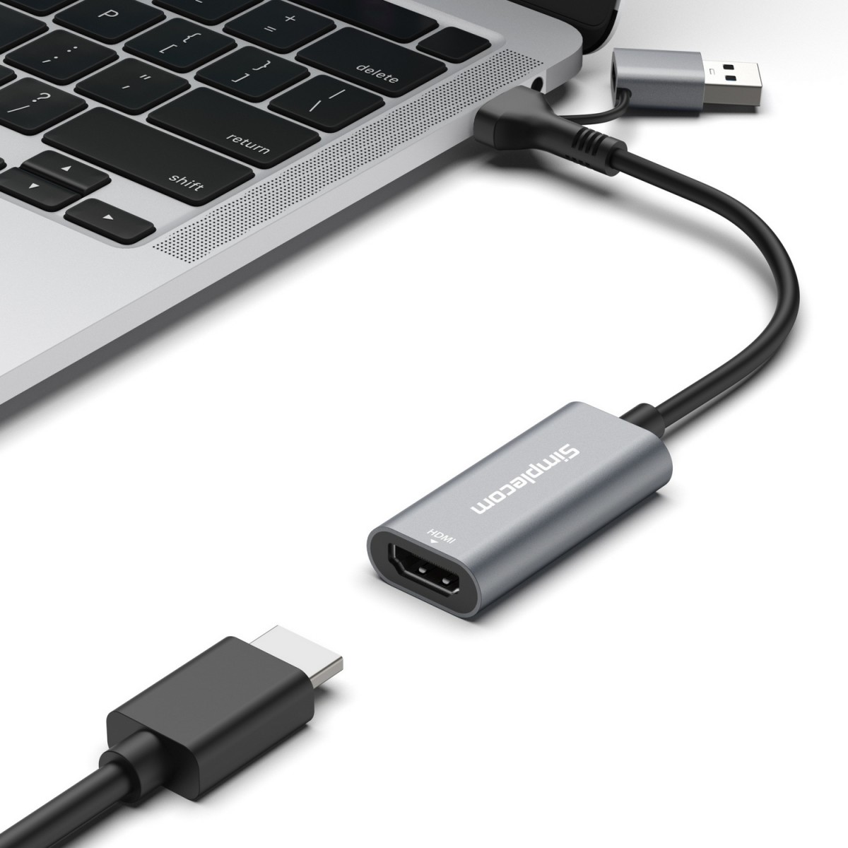 USB 3.0 and USB-C to HDMI Video Card Adapter Full HD 1080p DA306C ...