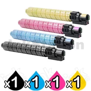 4 Pack Ricoh Aficio MP C3001 / C3501 Compatible Toner Cartridges 841436-841439 [1BK,1C,1M,1Y]