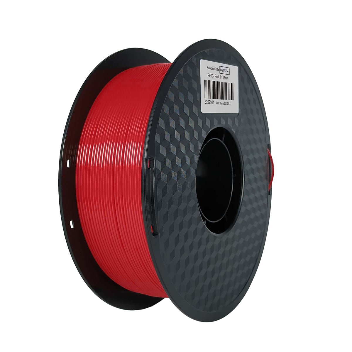1 x PETG 3D Filament 1.75mm Bright Red - 1KG - InkStation