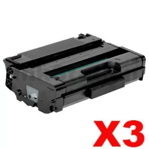 3 x Ricoh SP3400HS Compatible Black Toner Cartridge [406517] - 5,000 pages