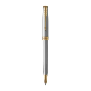 Parker Sonnet Stainless Steel Gold Trim Ballpoint Pen