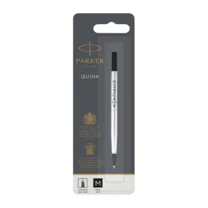 Parker Rollerball Refill Medium Tip Black