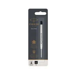 Parker Quinkflow Ballpoint Pen Refill Broad Tip Black