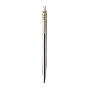 Parker Jotter Stainless Steel Golden Trim Ballpoint Pen With Gift Box
