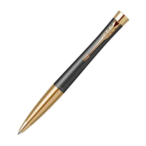 Parker Urban Twist Black Lacquer Gold Trim Ballpoint Pen
