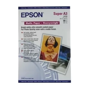Epson S041264 Genuine Matte Presentation Paper Heavy Weight 167gsm A3+ 50 Sheets