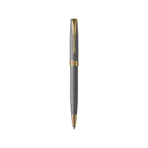 Parker Sonnet Cisele Silver Gold Trim Ballpoint Pen