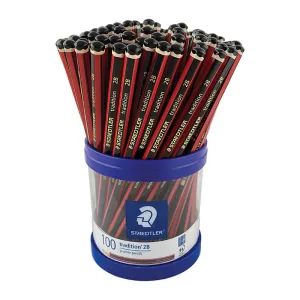 Staedtler 110 Tradition Pencil 2B 100 Pack