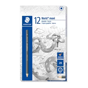 Staedtler Noris Maxi Graphite Pencil 2B Pack of 12