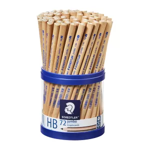 Staedtler 119N Natural Jumbo Triangular Pencil HB - Cup of 72