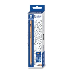 Staedtler Noris Natural Pencil 2B Pack of 12