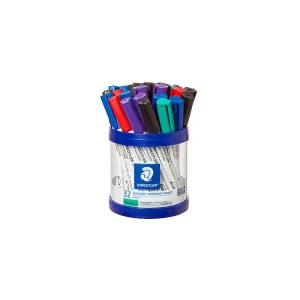 Staedtler 341 Lumocolor Compact Whiteboard Marker Assorted - Cup of 32
