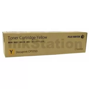 Genuine Fuji Xerox DocuPrint CP555d Yellow Toner Cartridge CT203064 - 16,000 pages