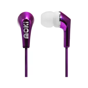Moki Metallics Earphones - Pink