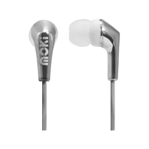 Moki Metallics Earphones - Silver