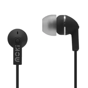 Moki Dots Noise Isolation Earphones - Black