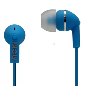 Moki Dots Noise Isolation Earphones - Blue