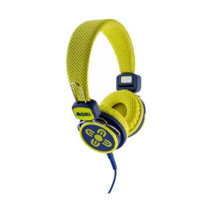 Moki Kids Safe Volume-Limited Headphones - Yellow & Blue