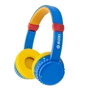 Moki Play Safe Headphones - Blue & Yellow
