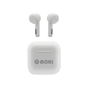 Moki Pods Mini White Wireless Earbuds