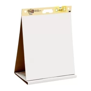 Post-It 563DE Super Sticky Table Top Easel Pad with Dry Erase Page 508 x 584mm 20 Sheets